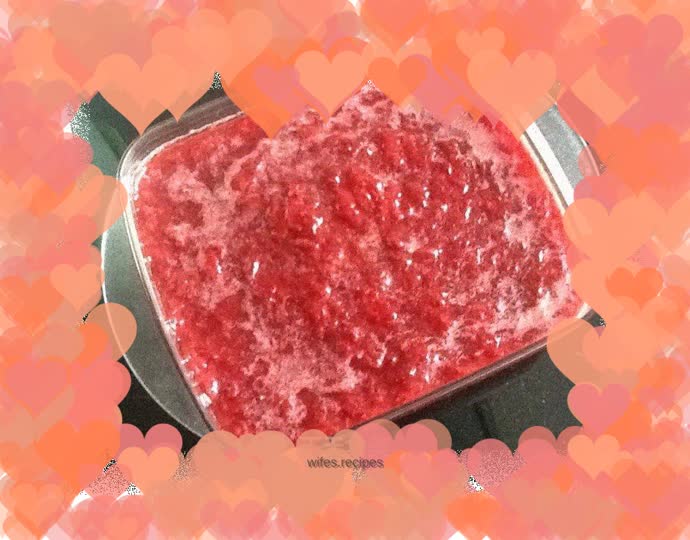 Homemade strawberry jam