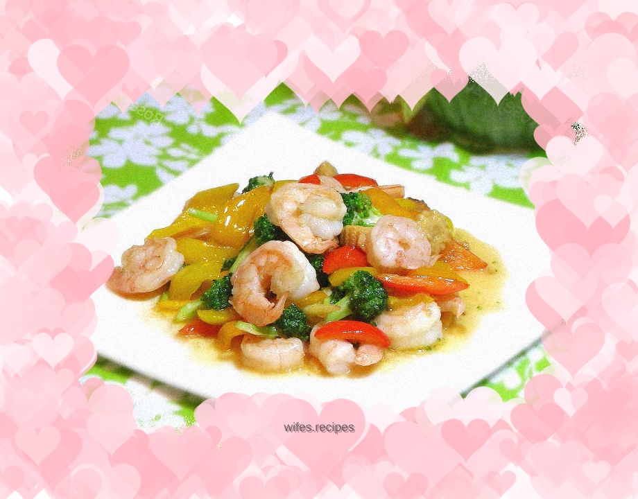 Shrimp Poached in Wine