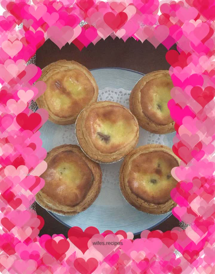 Purple Sweet Potato Egg Tart