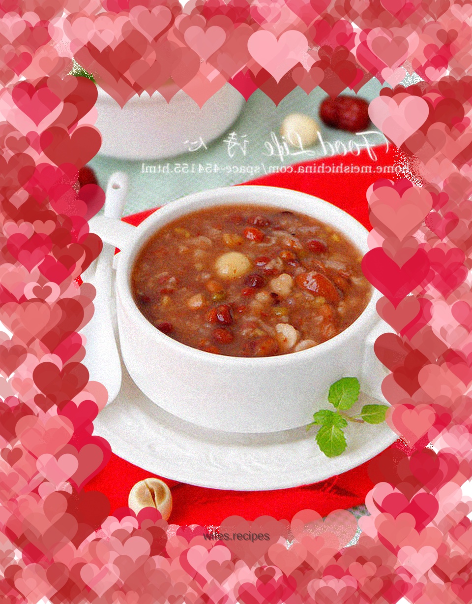 【Red Dates, Lotus Seeds and Eight Treasure Porridge】---Autumn health porridge