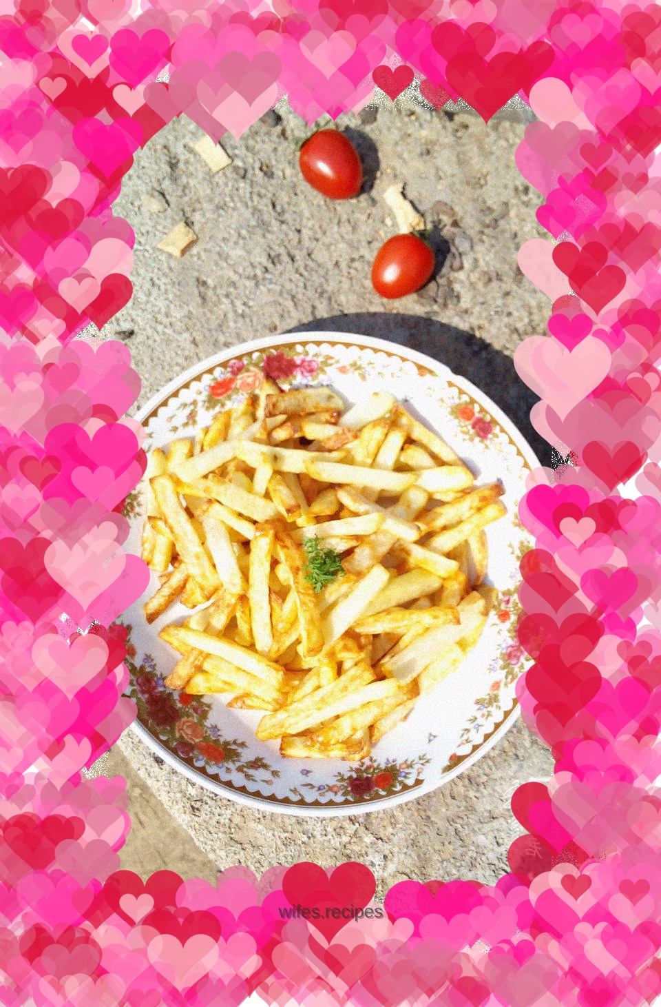 Less oil version of French fries