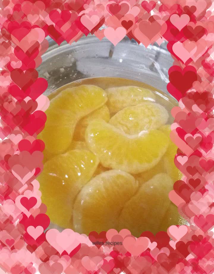 Canned oranges
