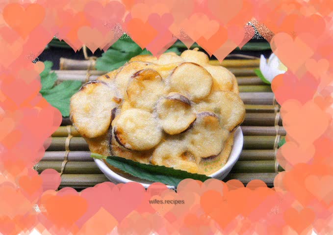 Crispy fried eggplant