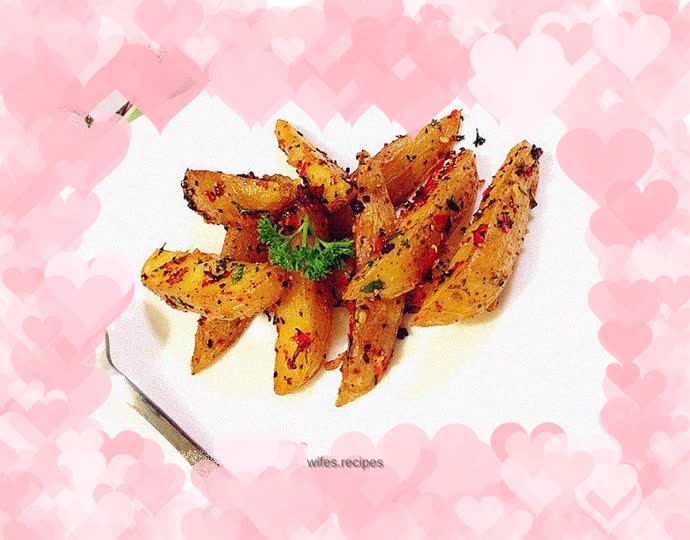 Bacon Herb Potato Wedges