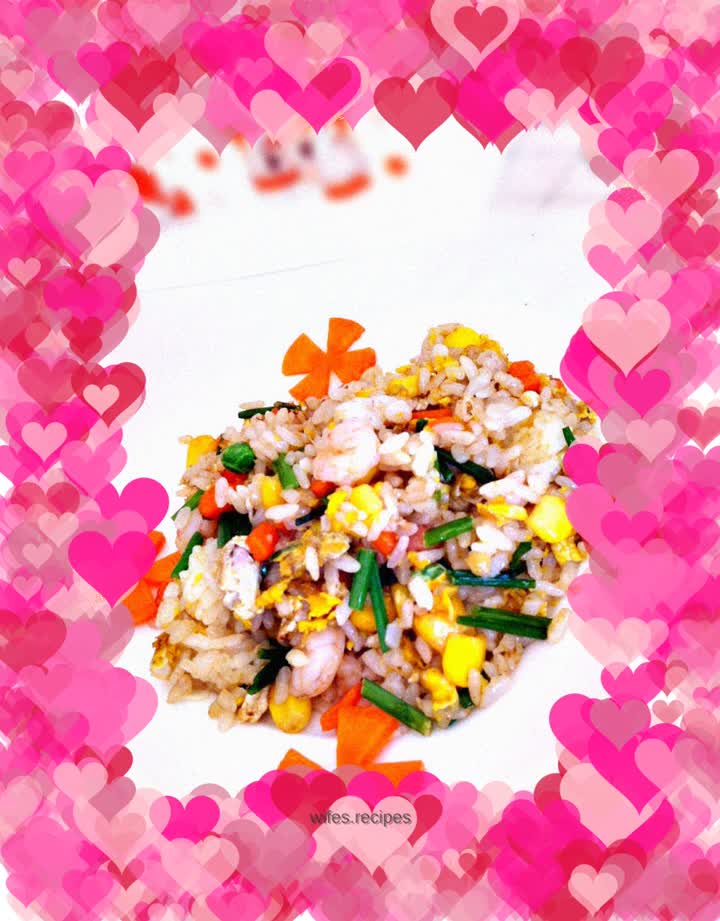 【Colorful Egg Fried Rice】Leftover rice transformed