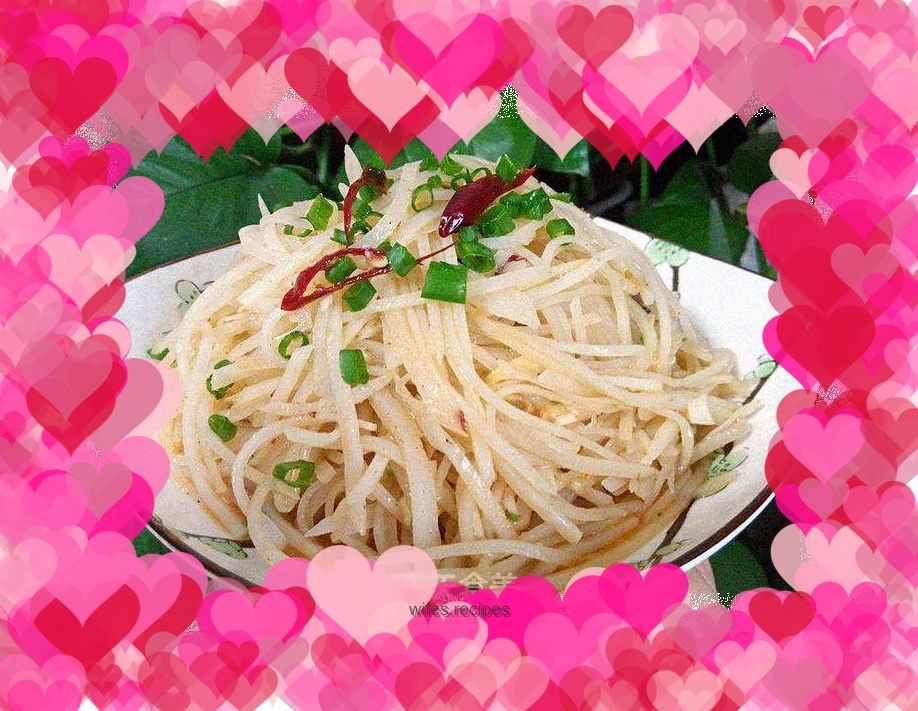 Hot and sour potato shreds