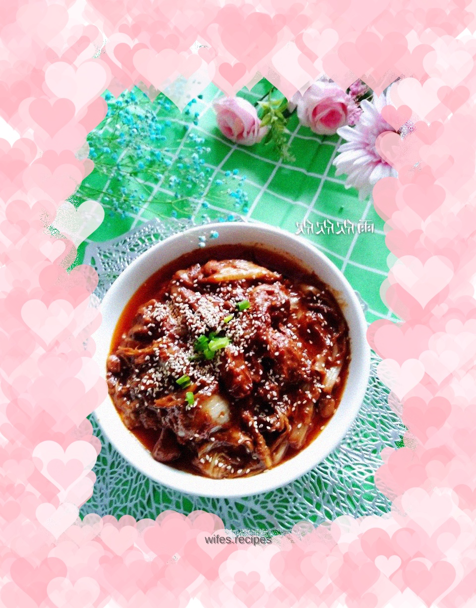 Braised bean curd short ribs
