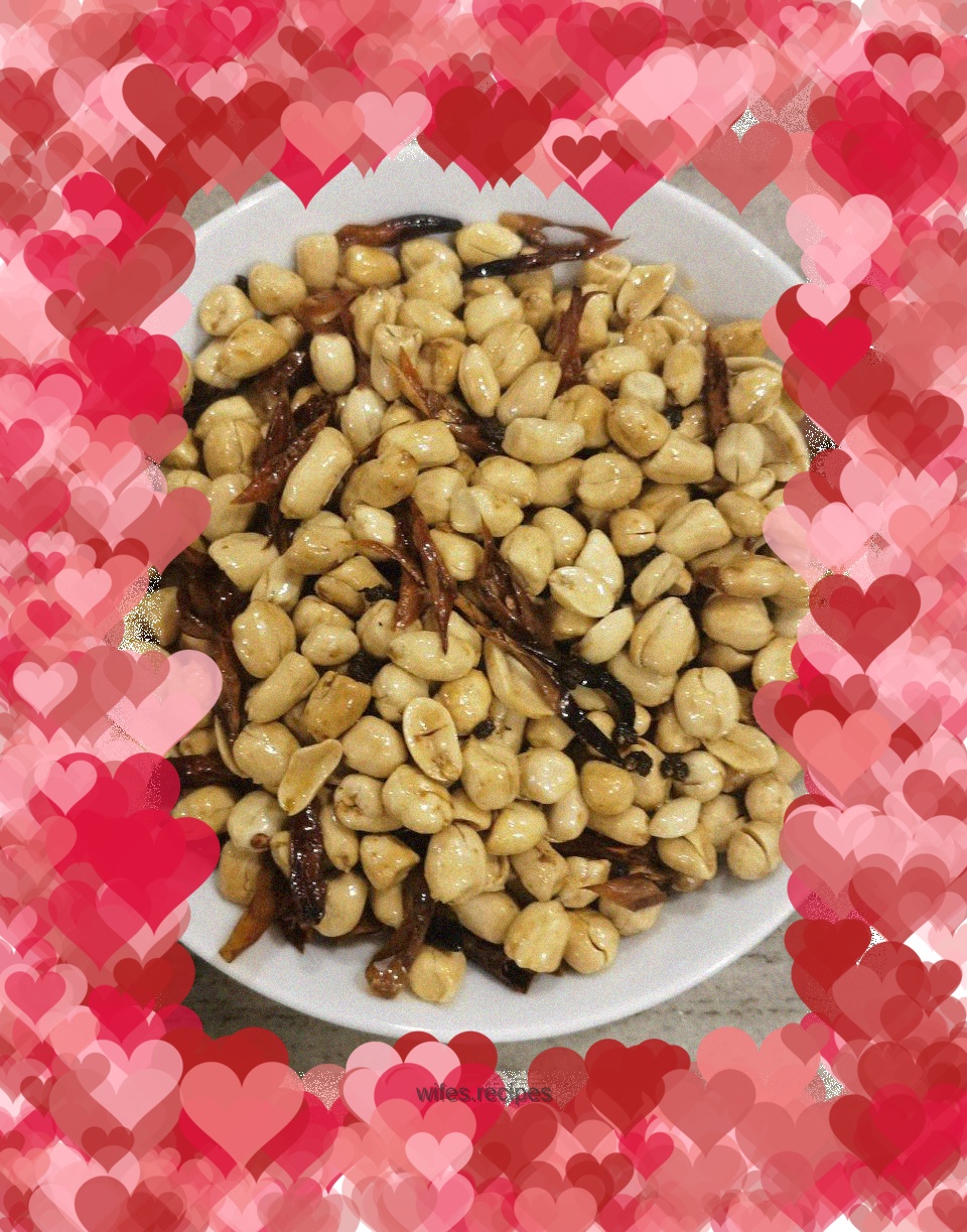 Air fryer version of Drunken Peanuts