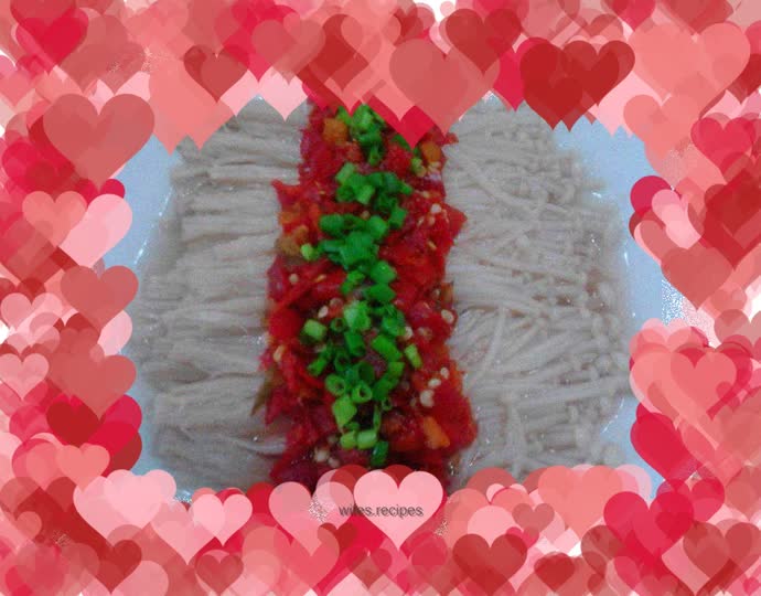 Chopped Pepper Enoki Mushroom