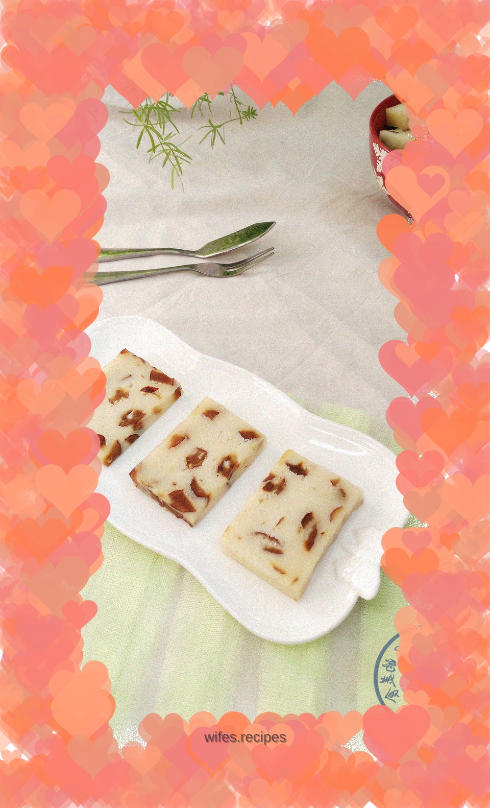 Red date yogurt glutinous rice cake