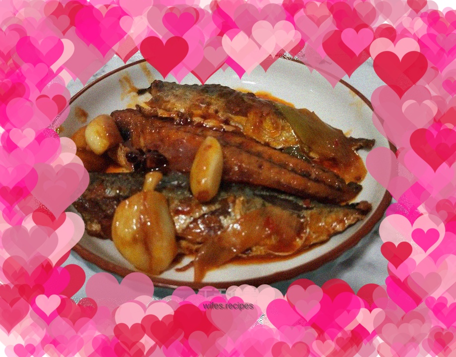 Braised herring with soy sauce