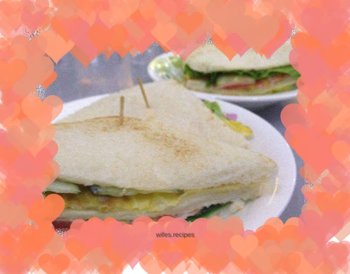 Nutritious breakfast sandwich