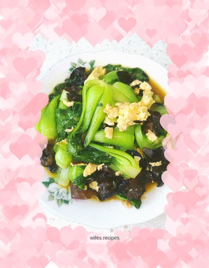 Rapeseed scrambled eggs and fungus