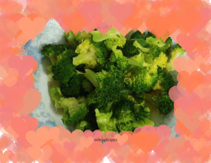 Stir-fried broccoli