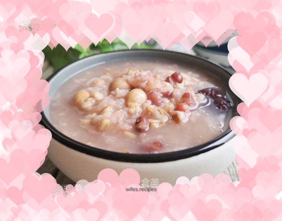 Peanut and multigrain rice porridge