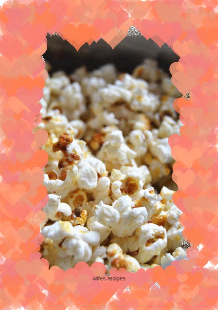 Homemade popcorn