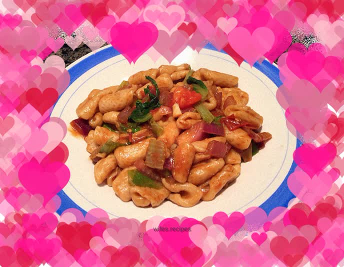 Fried cat ears (hemp food)