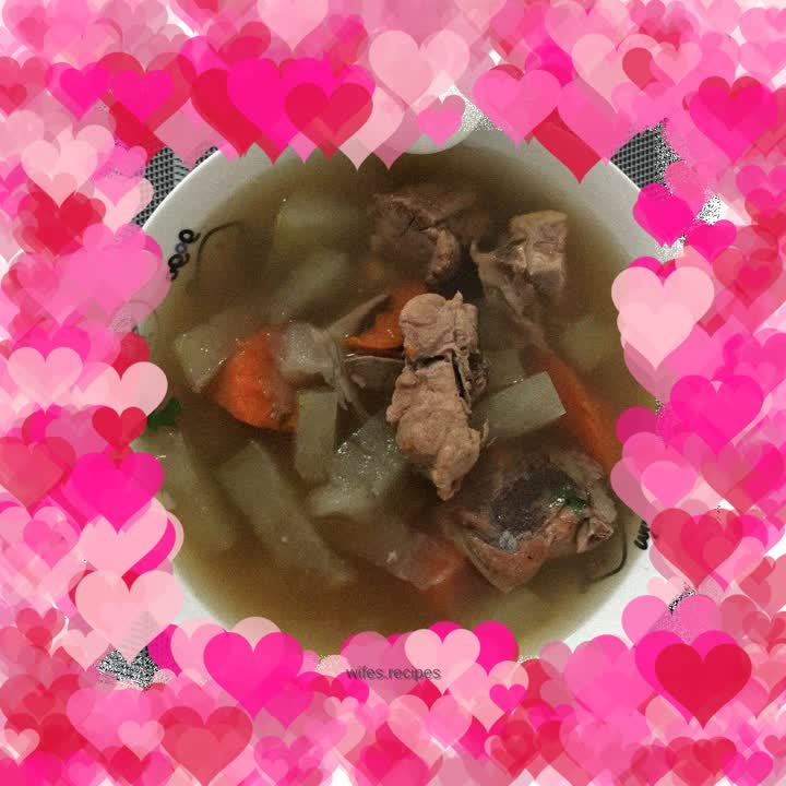 Winter Melon, Carrot and Pork Ribs Soup