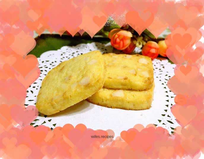 Macadamia Orange Cookies