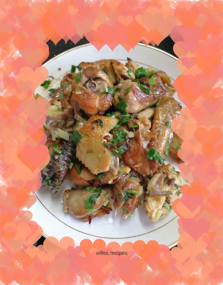 Dry fried chicken