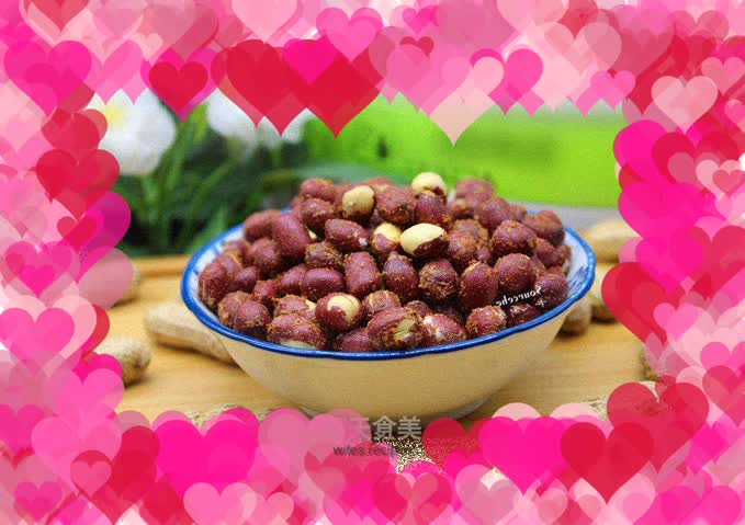 Coconut red peanuts