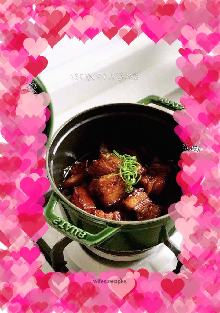 Waterless braised pork (enamel pot version)