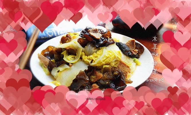 Home cooking: Stir-fried cabbage with fungus