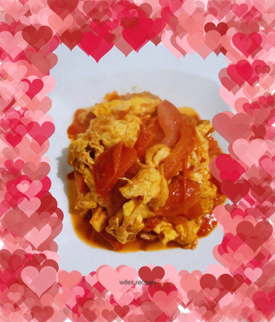 Tomato scrambled eggs