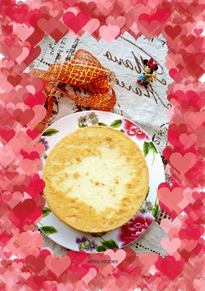 Light cream chiffon cake