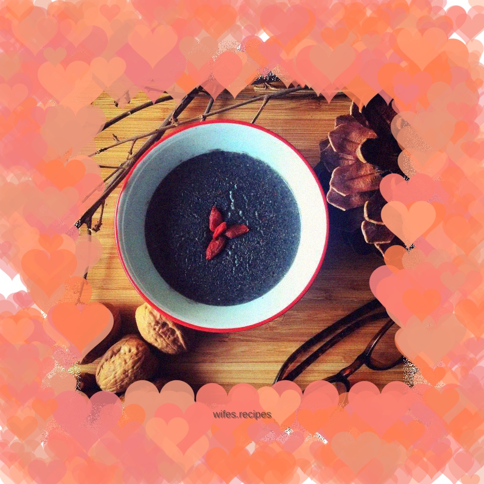 Walnut Oatmeal Almond Black Sesame Paste