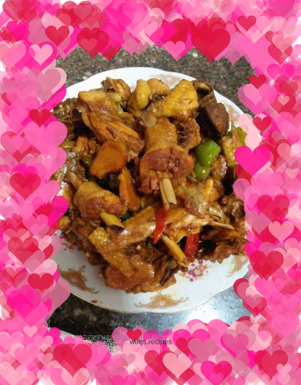 Braised grass chicken