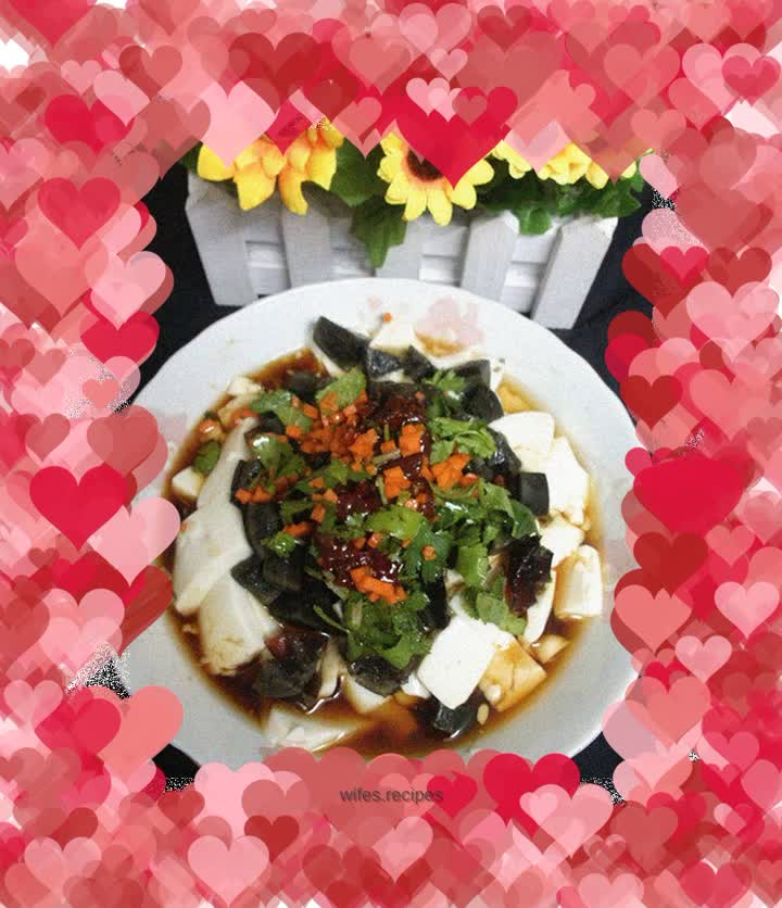 Preserved egg soft tofu