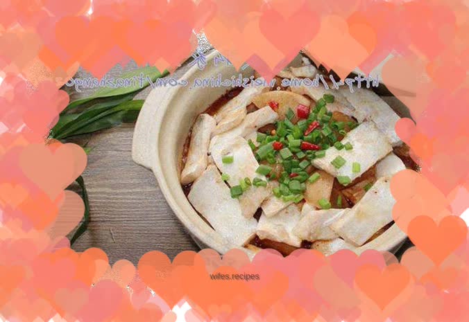 Fish belly and radish stew