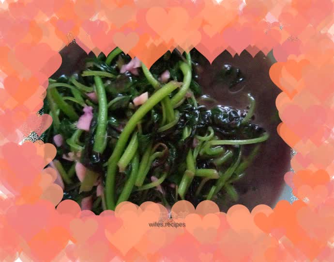 Red Amaranth with Garlic