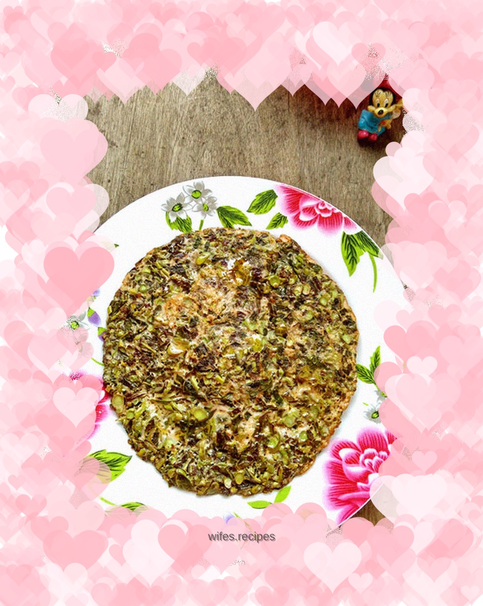 Flaxseed oil toon baked eggs