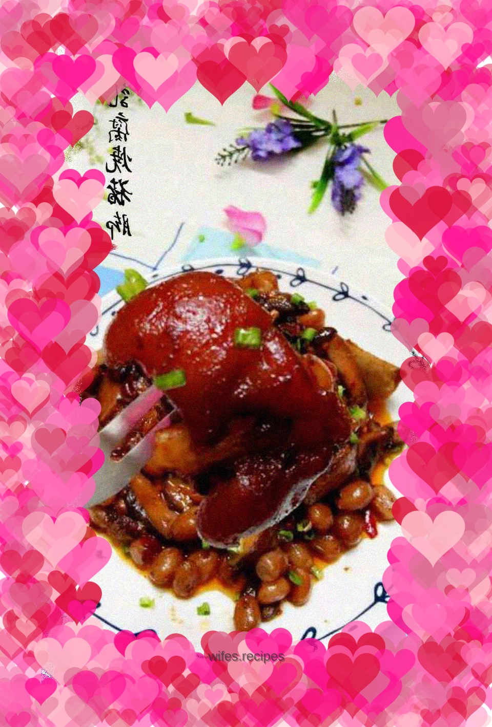 Roasted pig's feet with fermented bean curd