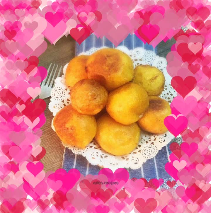 Fried sweet potato balls