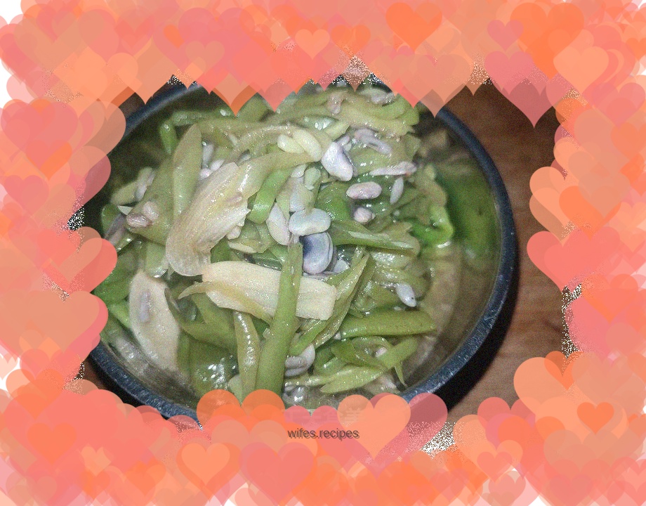 Stir-fried beans