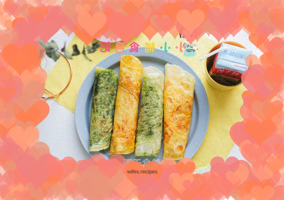 Improved and upgraded version of fruit, vegetable and scallion pancakes over 12 months old
