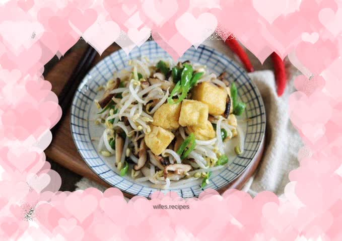 Tofu with Mushroom and Silver Bean Oil