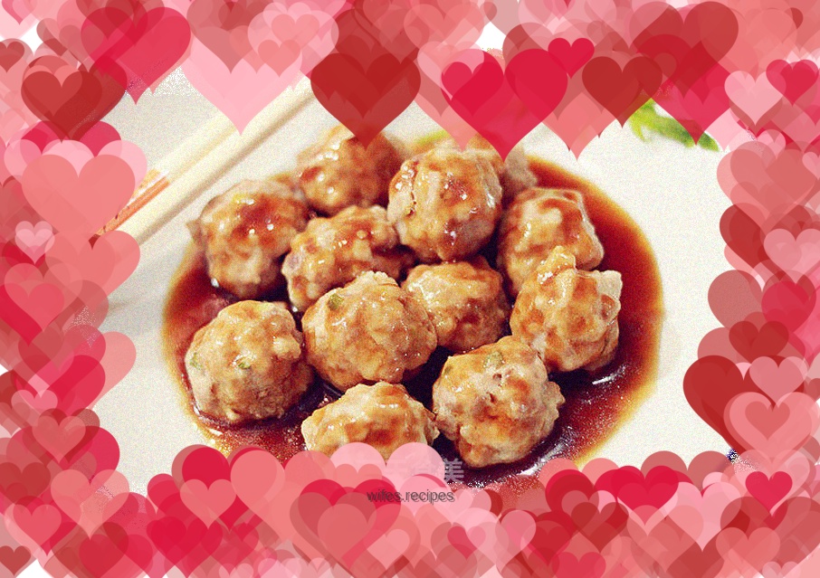 Pure and fresh meatballs