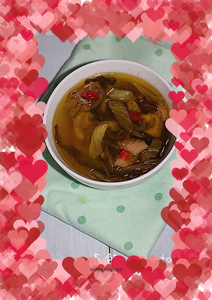 Sauerkraut and duck soup