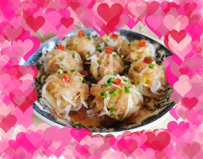 Shredded radish meatballs