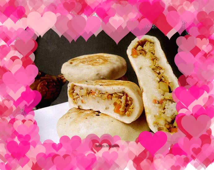 Nutritious breakfast cake - Cordyceps flower meat pie