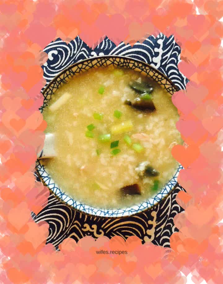 Preserved egg and lean meat porridge