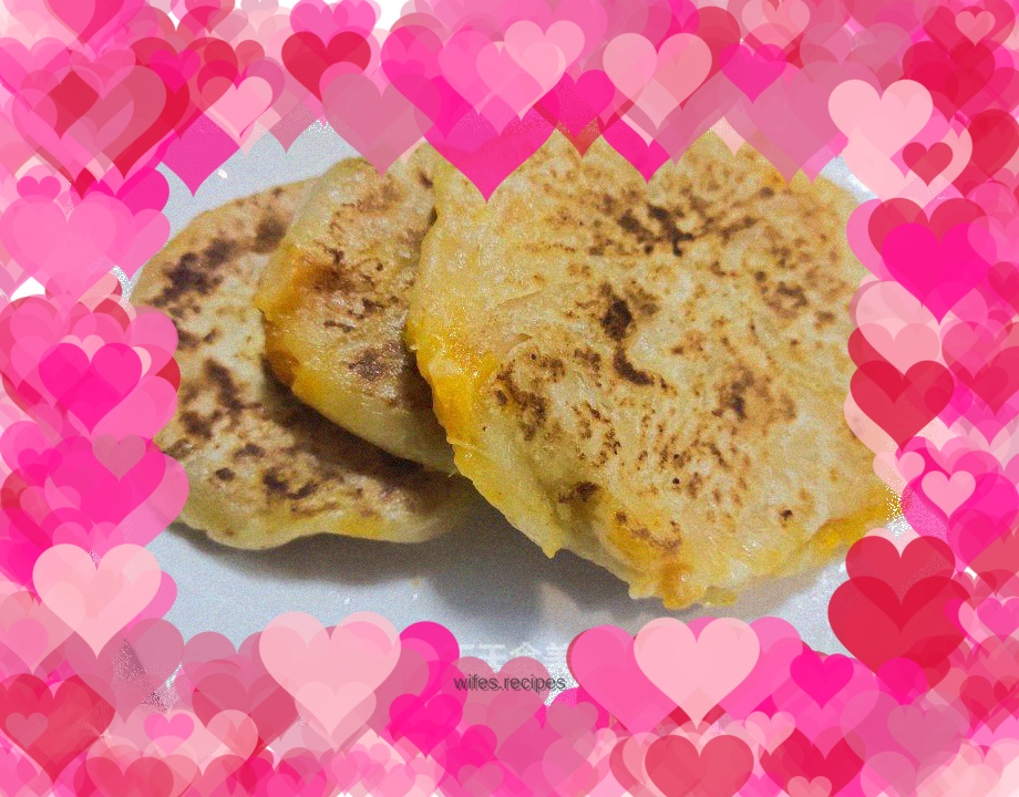 Hand cake version of pumpkin cake