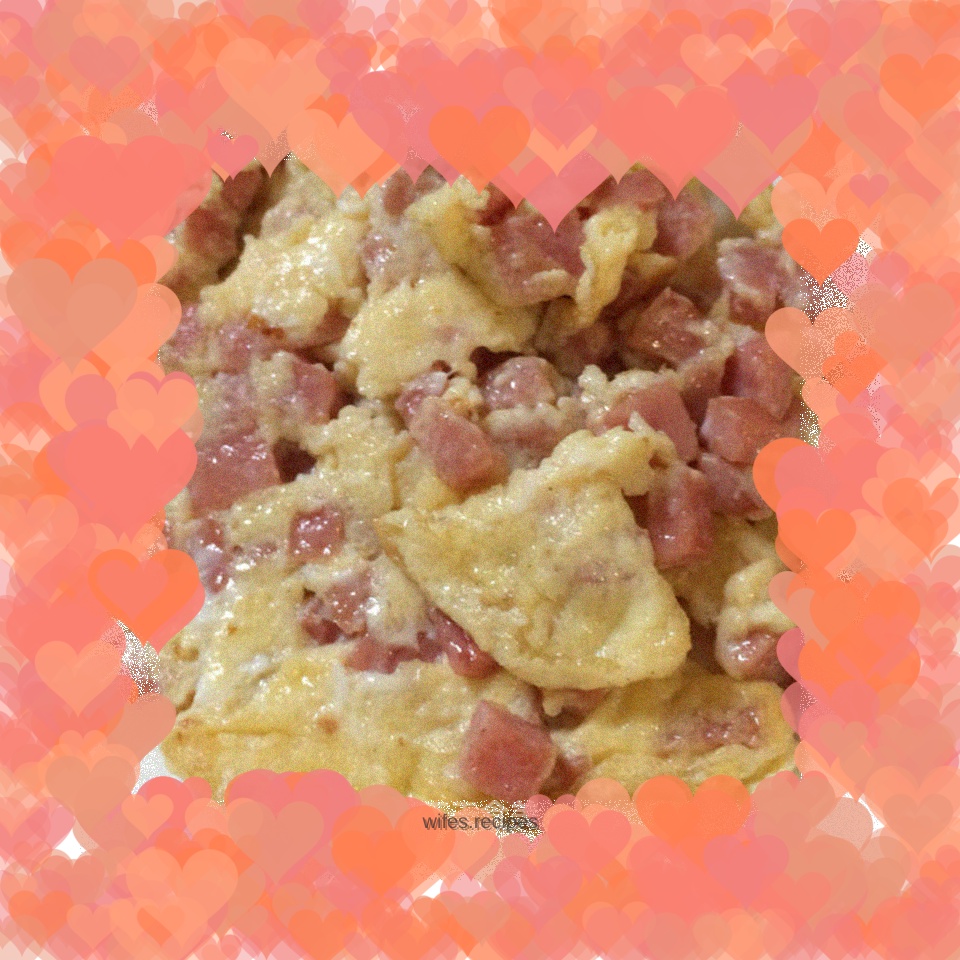 Luncheon Meat Scrambled Eggs