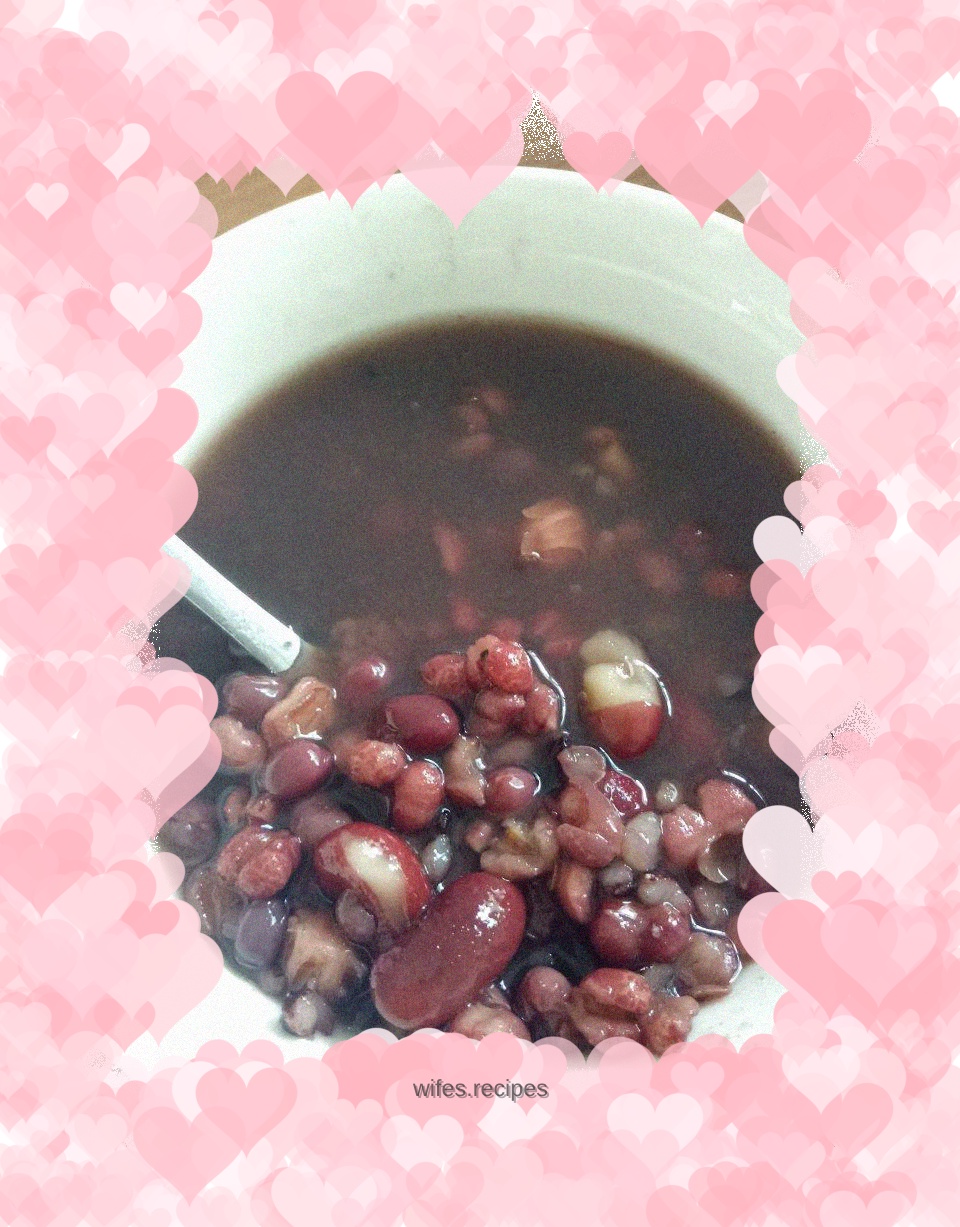 Red bean barley sugar water