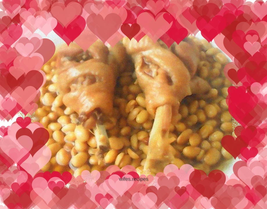 Chicken Legs and Braised Soybeans