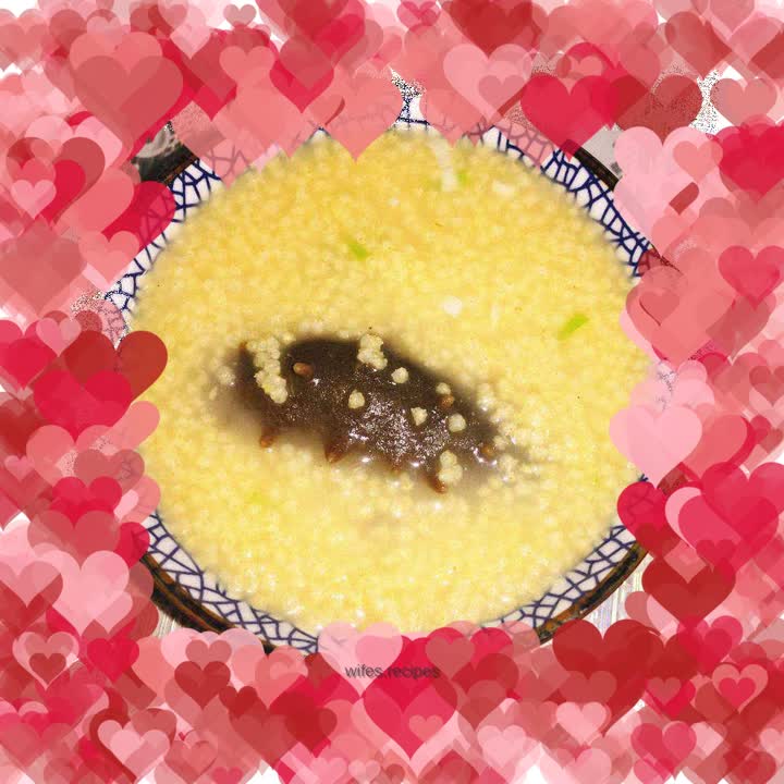 Millet Stewed Sea Cucumber